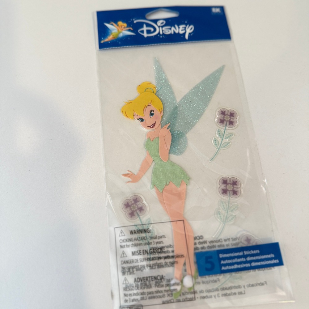 Disney Tinker Bell Jolee's Boutique Dimensional Stickers EK Success DJJ011 NEW